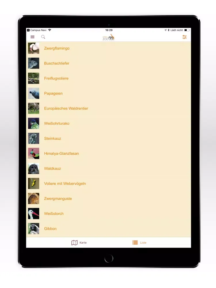 صور Opel-Zoo App iPad 