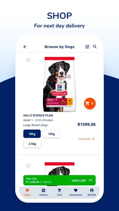 Zrzuty ekranu TAH Animal Hospital & Vetshop