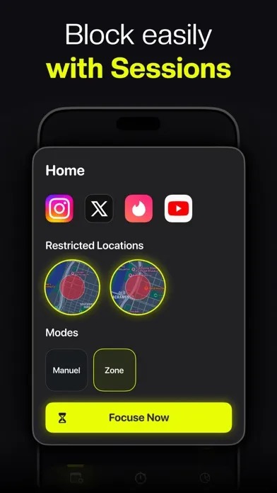 Zrzuty ekranu Screen Time Control: FocusMate