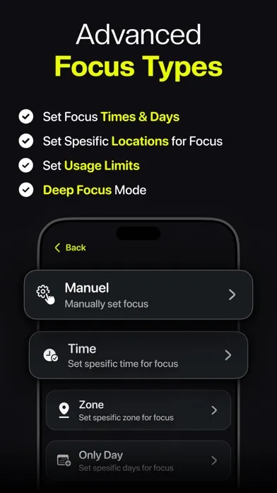 Zrzuty ekranu Screen Time Control: FocusMate