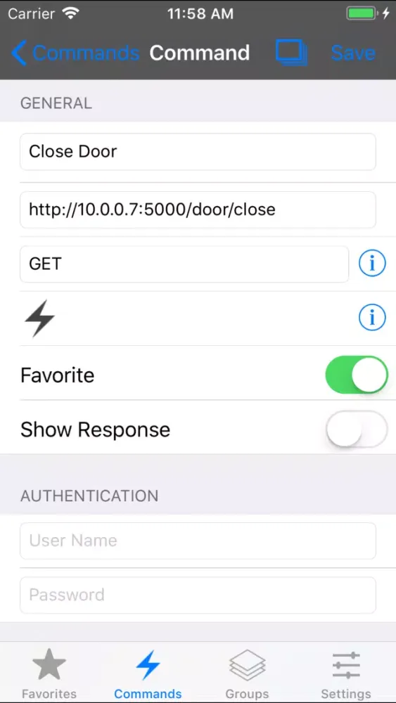 Bolt - HTTP Commander Screenshots