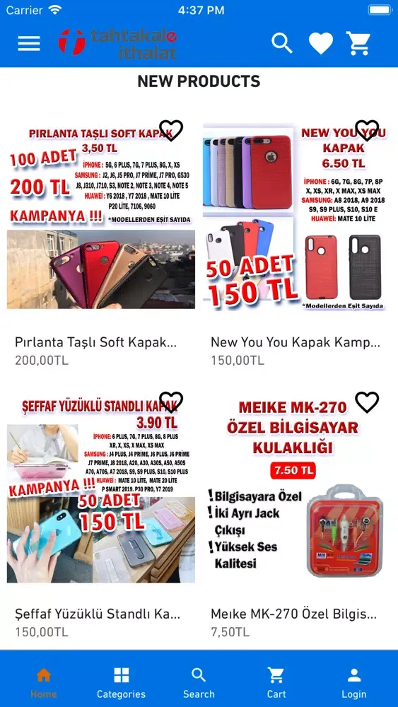 Zrzuty ekranu Tahtakale İthalat