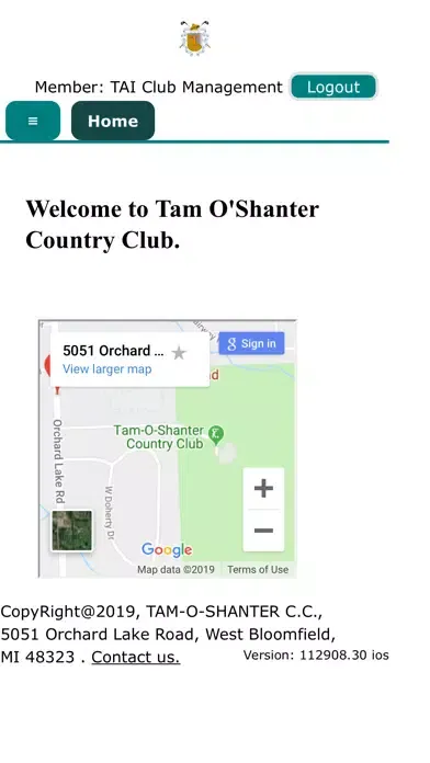 Ảnh chụp màn hình của Tam-O-Shanter Country Club