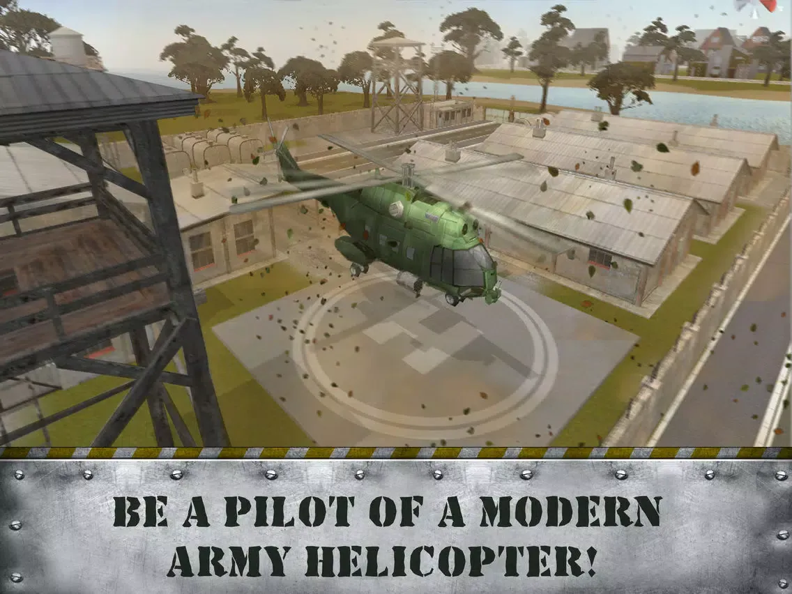 Army Helicopter Flight Simulator 3D Full iPad  Ekran Görüntüleri
