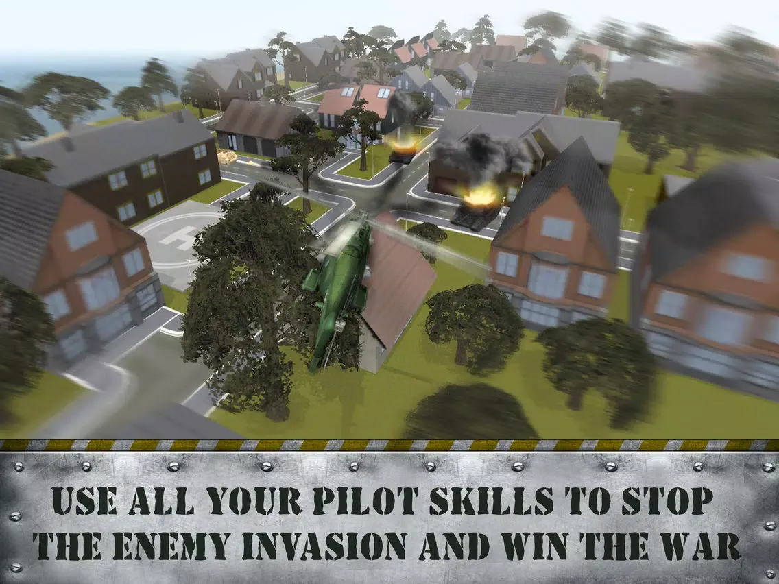 Army Helicopter Flight Simulator 3D Full iPad  Ekran Görüntüleri