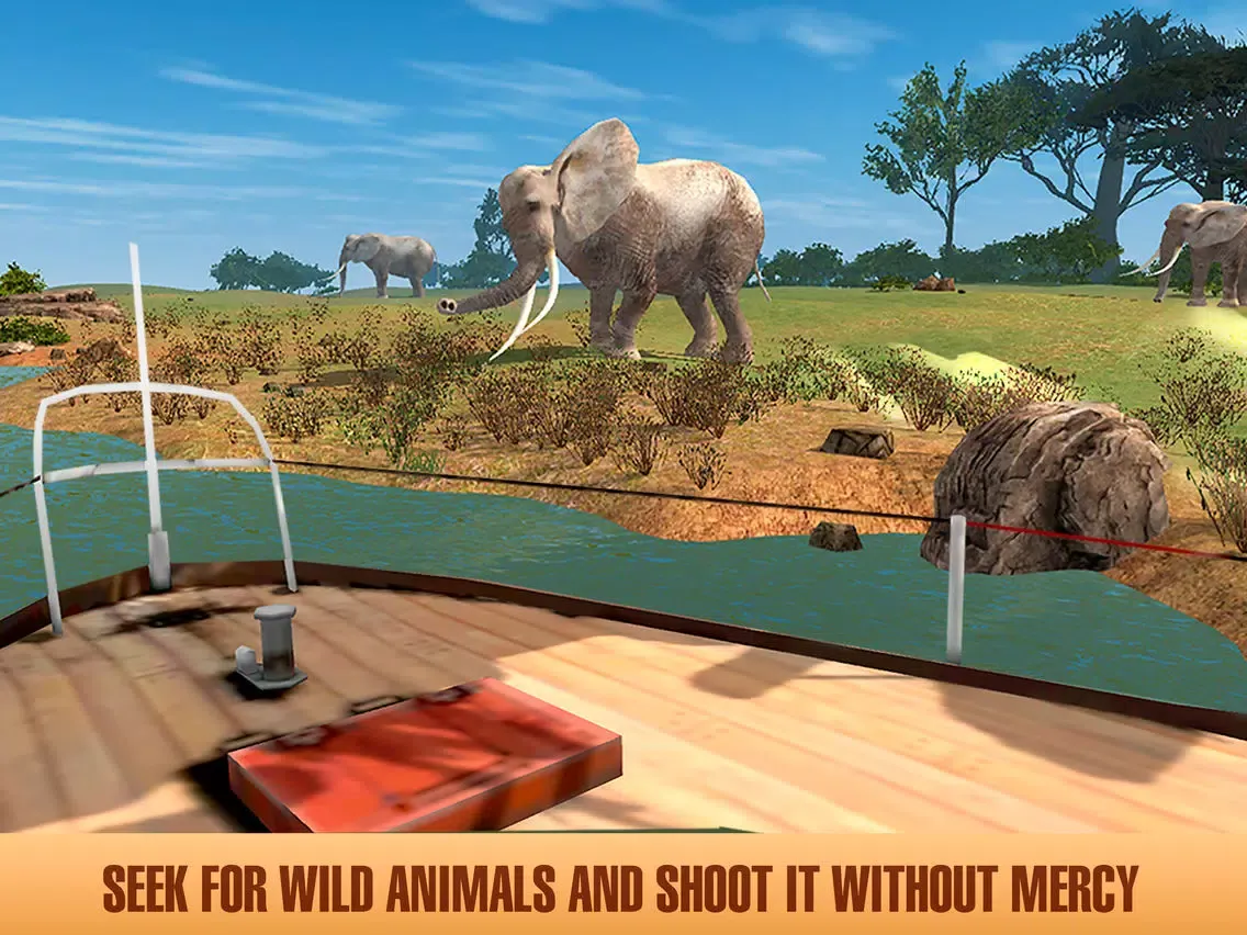 Screenshot di African Safari: Boat Hunting 3D Full iPad 
