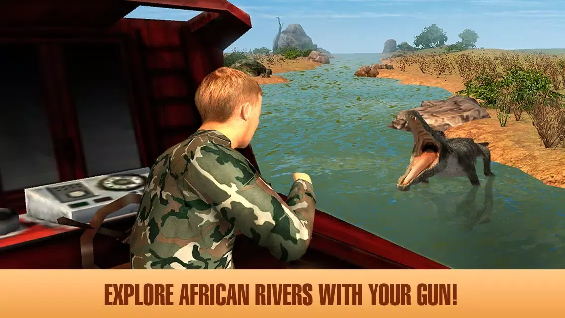 Screenshot di African Safari: Boat Hunting 3D Full