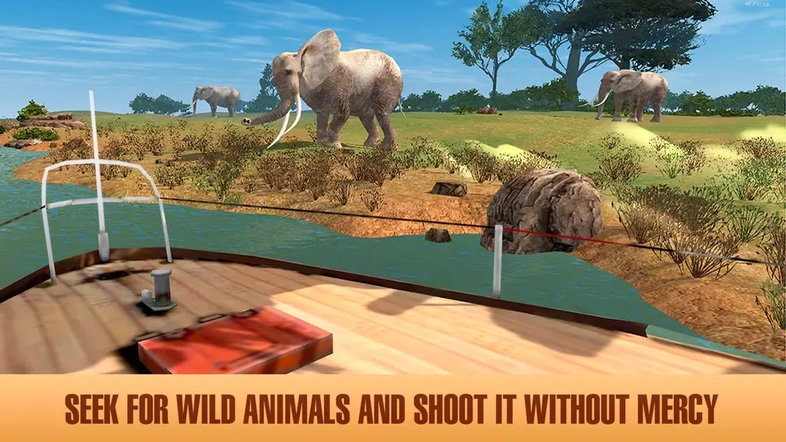 Screenshot di African Safari: Boat Hunting 3D Full