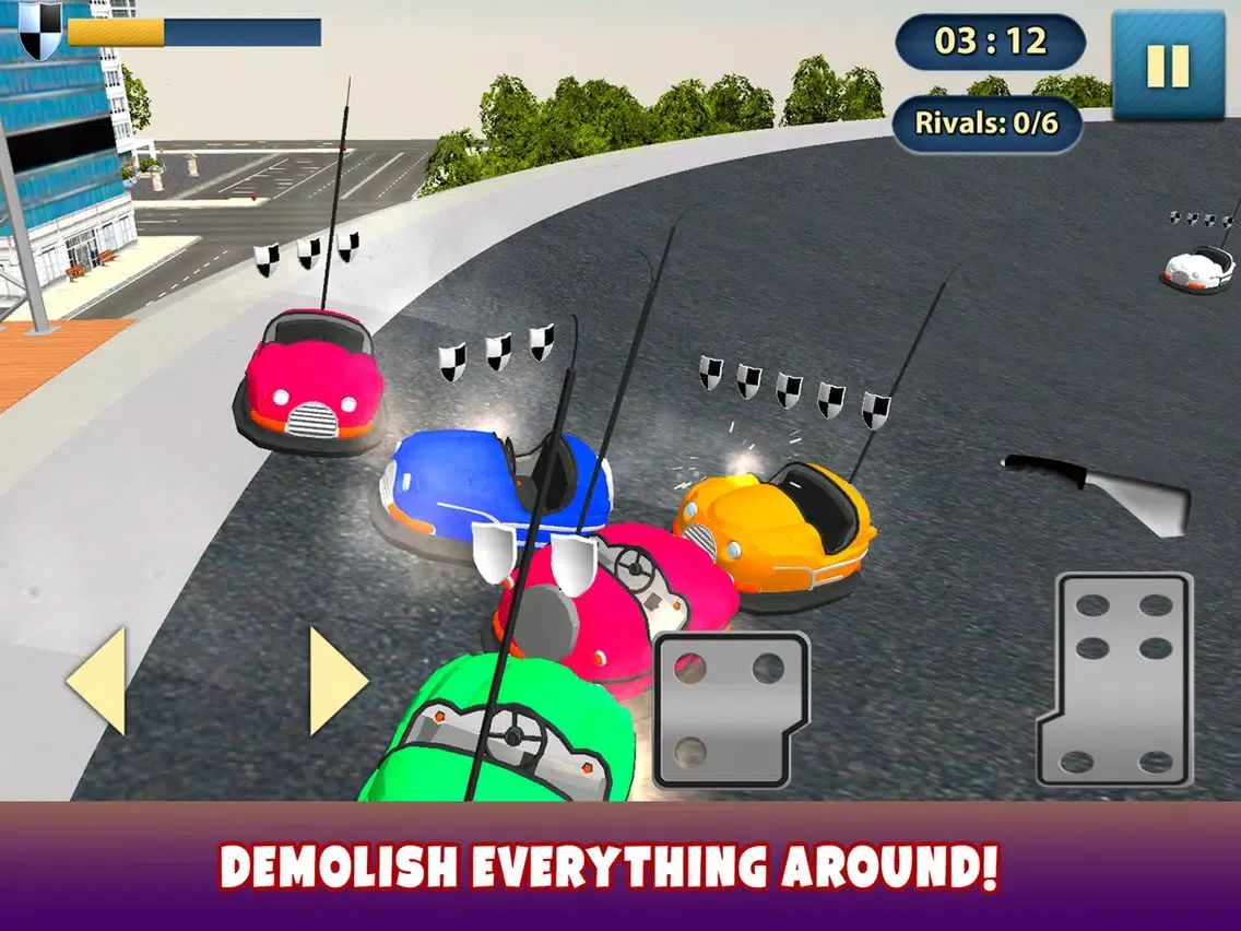 Zrzuty ekranu Bumper Cars Crash Test Simulator 3D iPad 