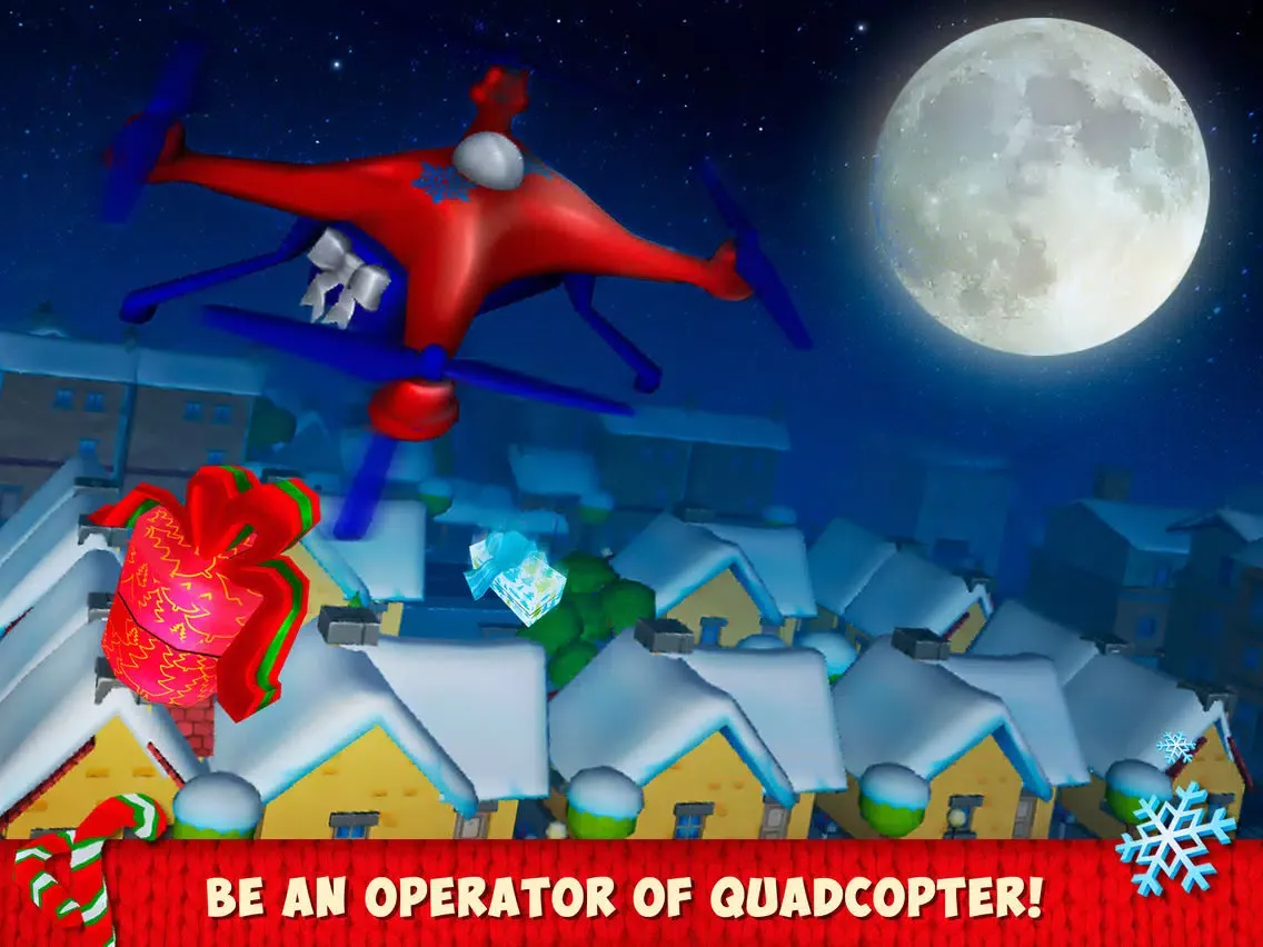 صور Christmas Cartoon Quadcopter Drone Simulator Full iPad 
