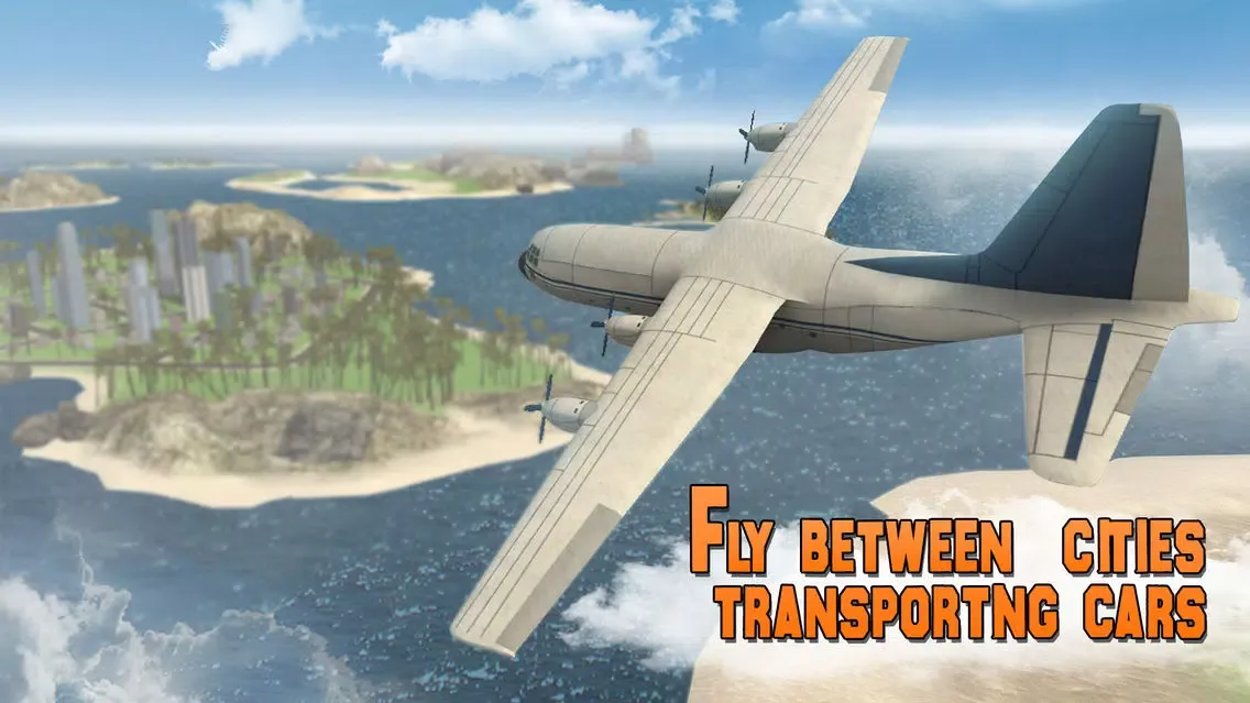 Cargo Plane Car Transporter Simulator Full 스크린샷