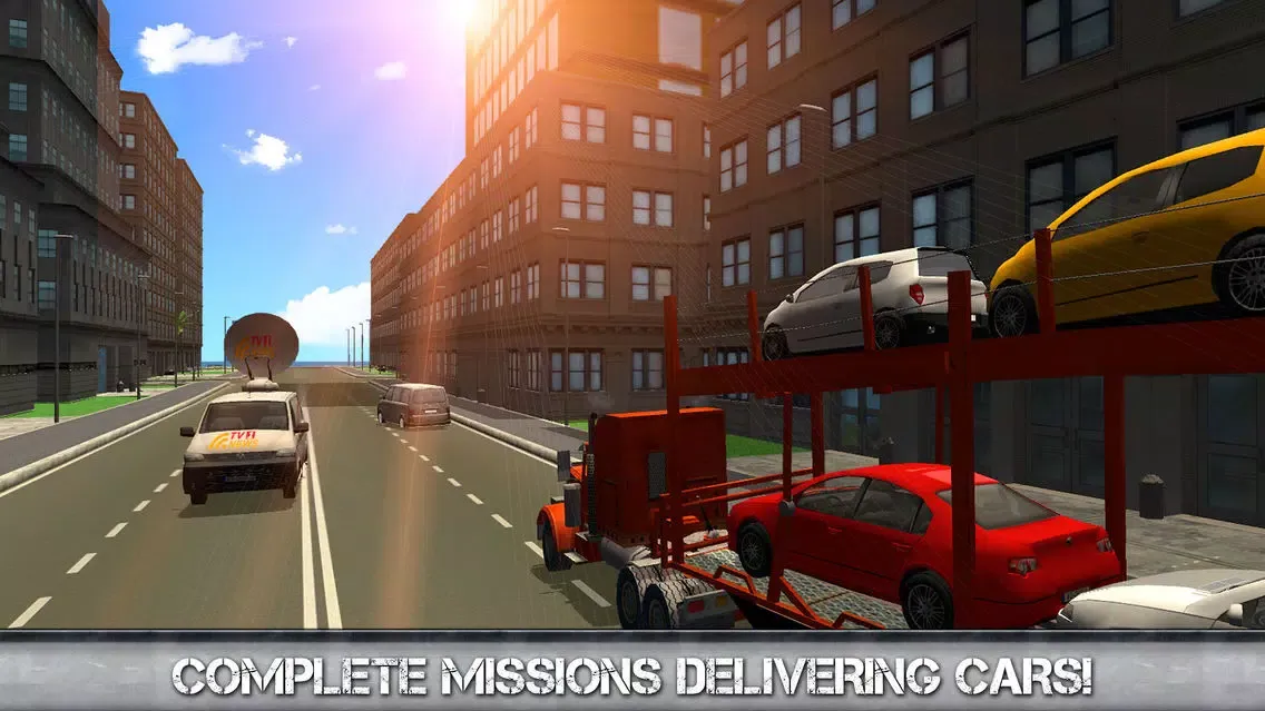Car Transporter Driving Simulator 3D Full Screenshots