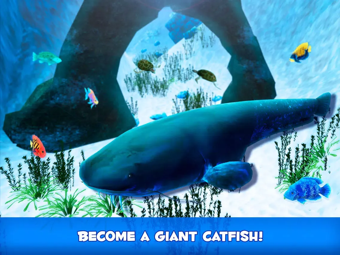 Catfish Underwater Life: Fish Simulator 3D iPad  Ekran Görüntüleri