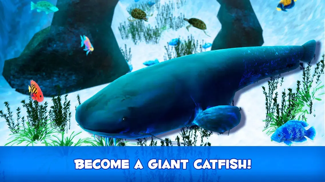 Catfish Underwater Life: Fish Simulator 3D Ekran Görüntüleri
