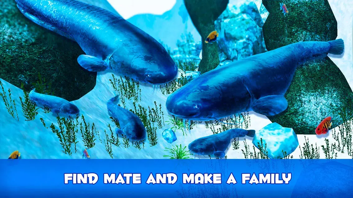 Catfish Underwater Life: Fish Simulator 3D Ekran Görüntüleri