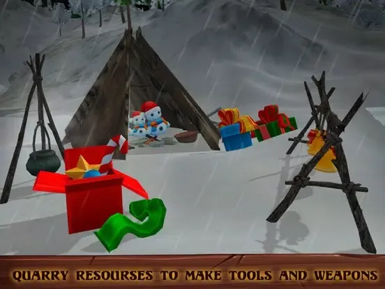 تصاویر Christmas Survival Simulator 3D: Winter Story iPad 