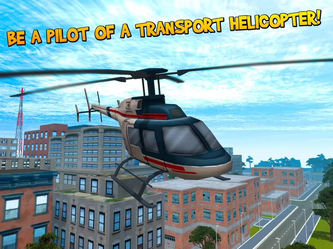 Captures d'écran de City Helicopter Flight Simulator 3D Full iPad 