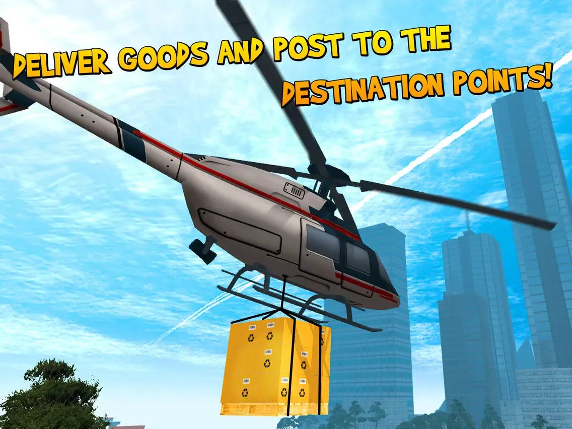 Captures d'écran de City Helicopter Flight Simulator 3D Full iPad 
