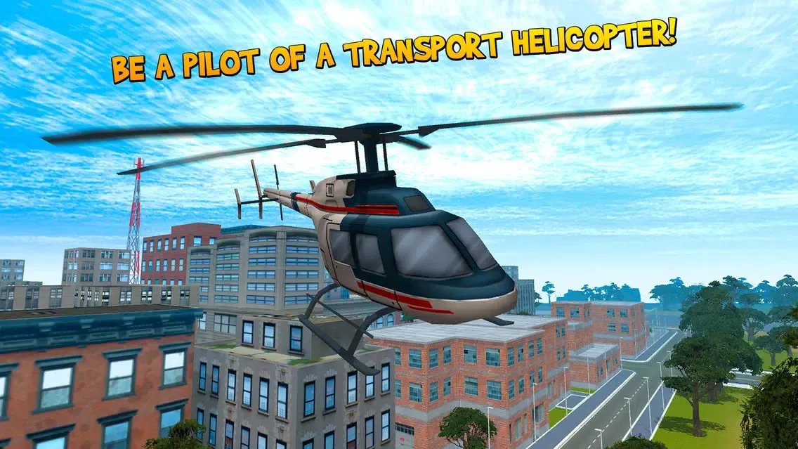 Captures d'écran de City Helicopter Flight Simulator 3D Full