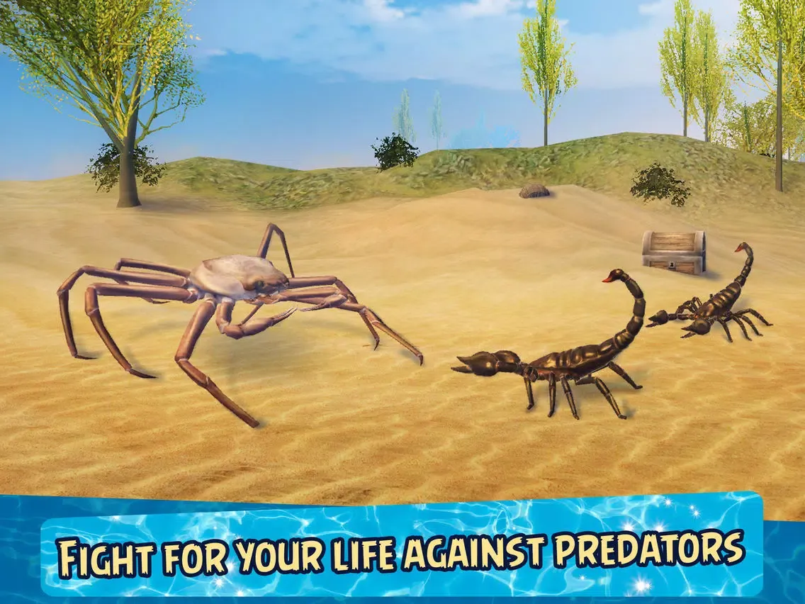 Capturas de pantalla de Sea Crab Survival Simulator 3D iPad 
