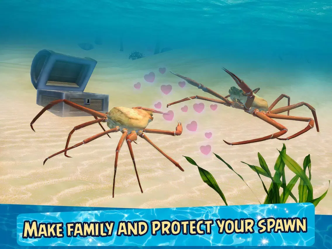 Capturas de pantalla de Sea Crab Survival Simulator 3D iPad 