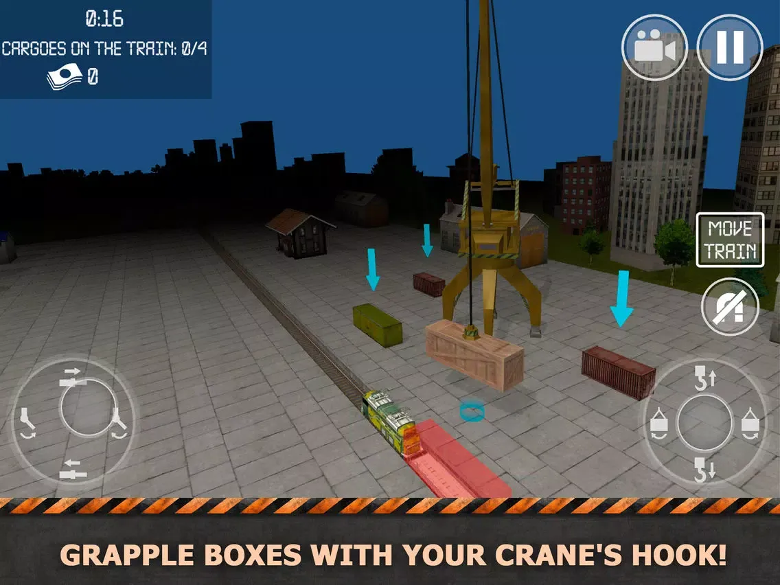 Cargo Crane and Train Delivery Full iPad 应用截图