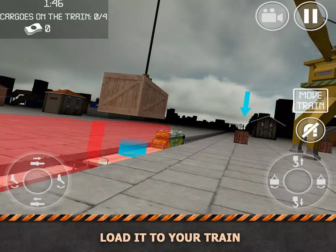 Cargo Crane and Train Delivery Full iPad 应用截图