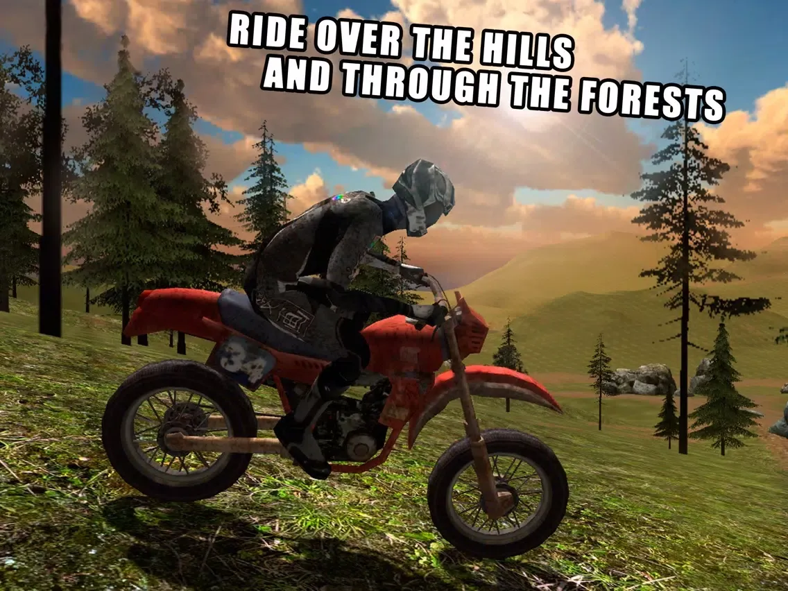 Downhill Bike Simulator 3D: Offroad Race Full iPad  Ekran Görüntüleri