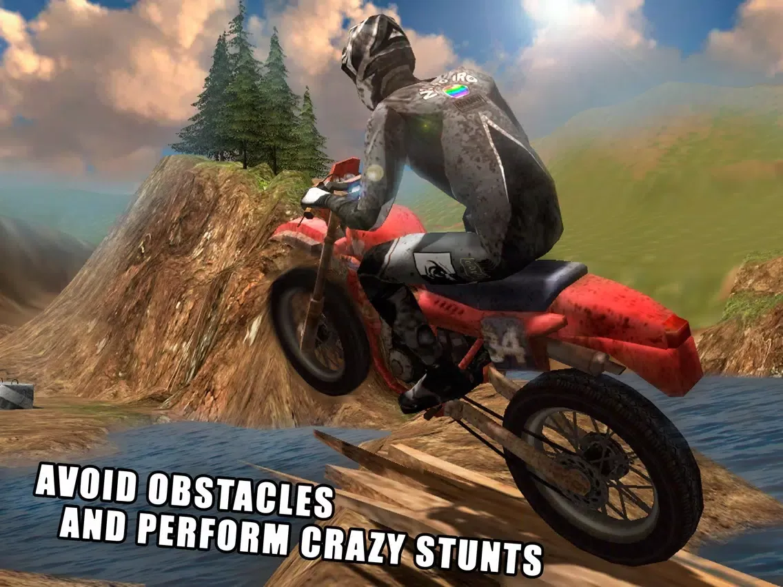 Downhill Bike Simulator 3D: Offroad Race Full iPad  Ekran Görüntüleri