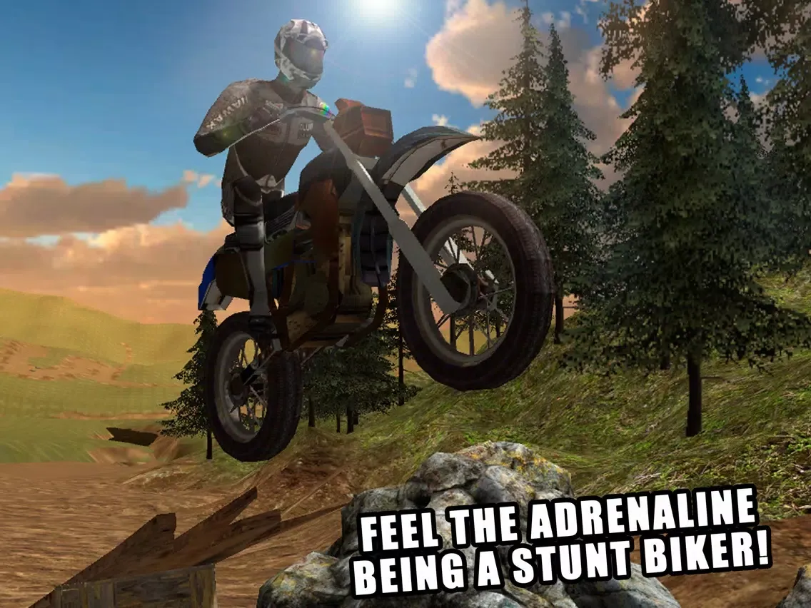 Downhill Bike Simulator 3D: Offroad Race Full iPad  Ekran Görüntüleri