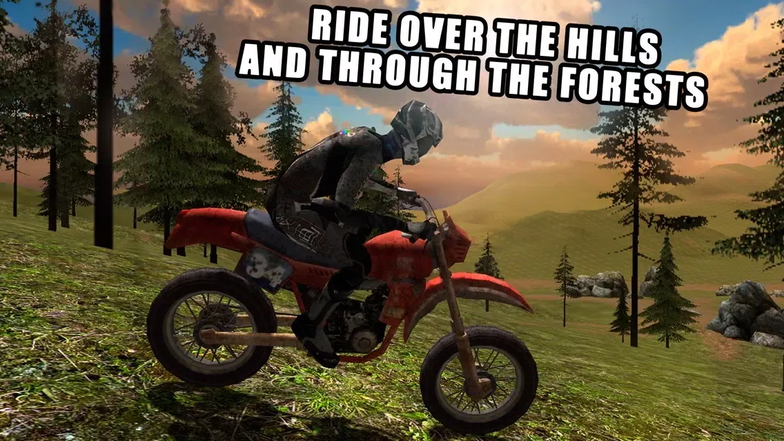 Downhill Bike Simulator 3D: Offroad Race Full Ekran Görüntüleri