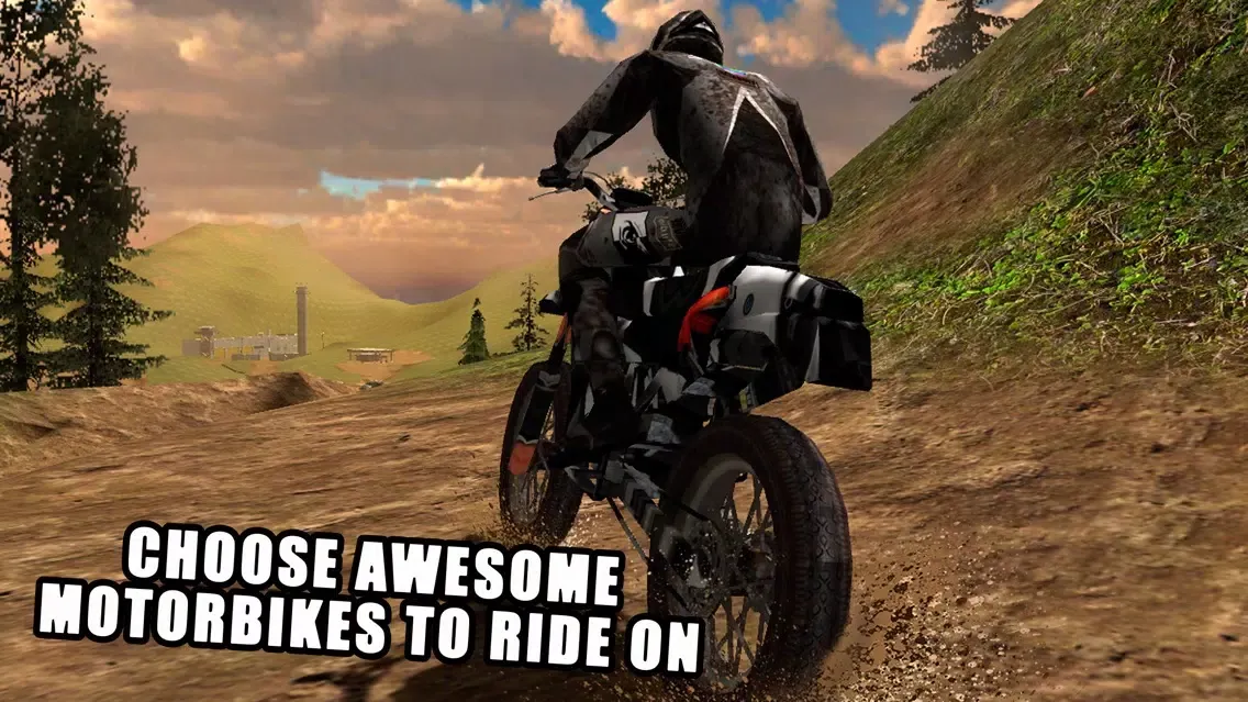 Downhill Bike Simulator 3D: Offroad Race Full Ekran Görüntüleri