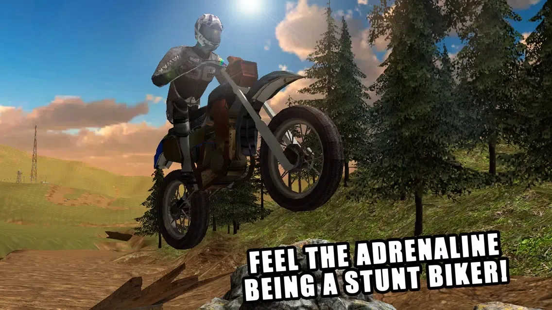 Downhill Bike Simulator 3D: Offroad Race Full Ekran Görüntüleri