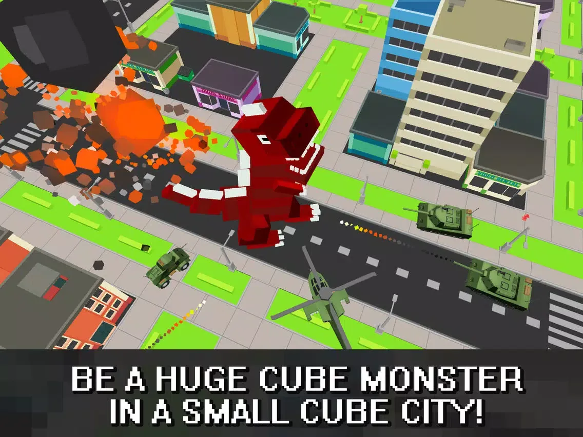Capturas de pantalla de Cube Dino City Rampage 3D Full iPad 
