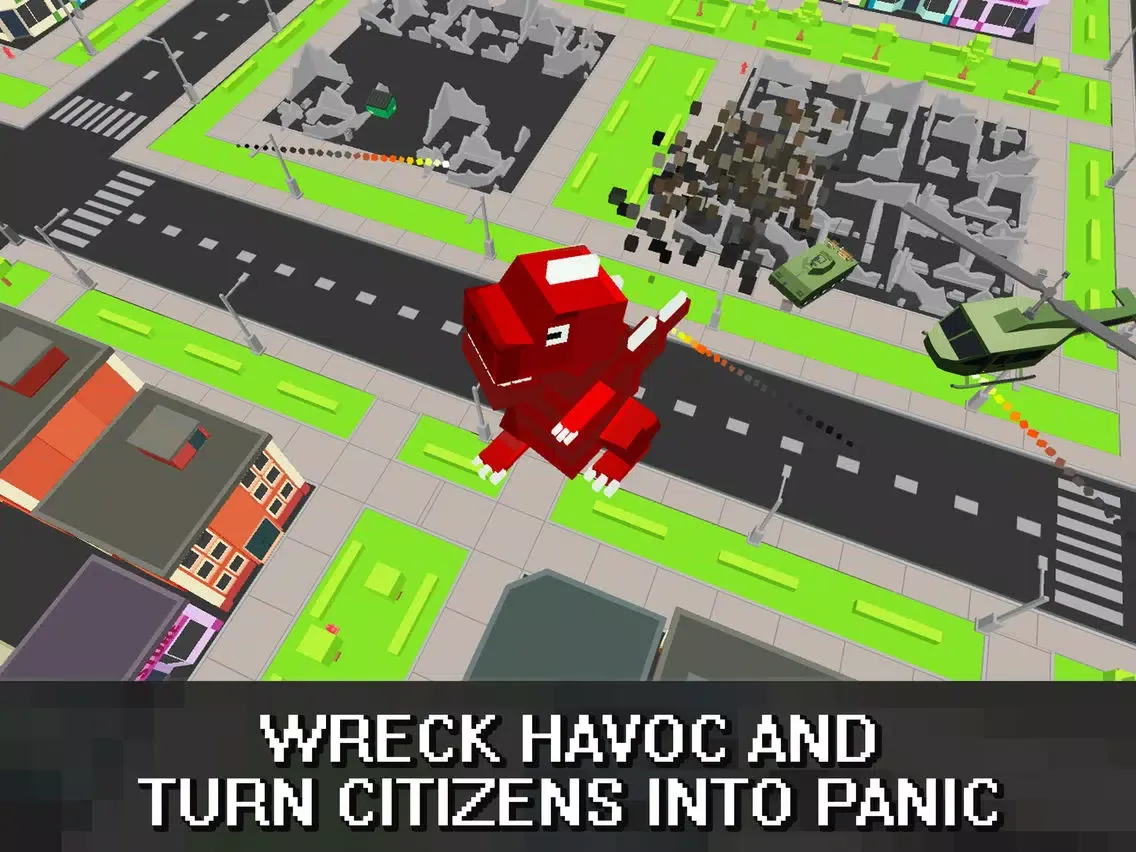 Capturas de pantalla de Cube Dino City Rampage 3D Full iPad 