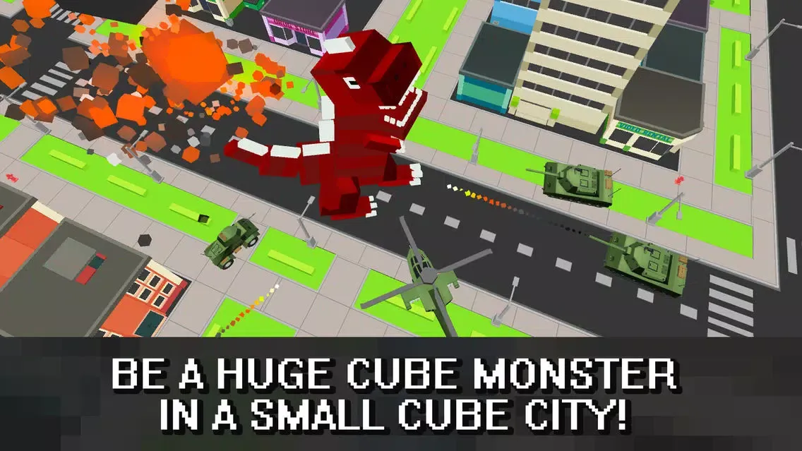 Capturas de pantalla de Cube Dino City Rampage 3D Full