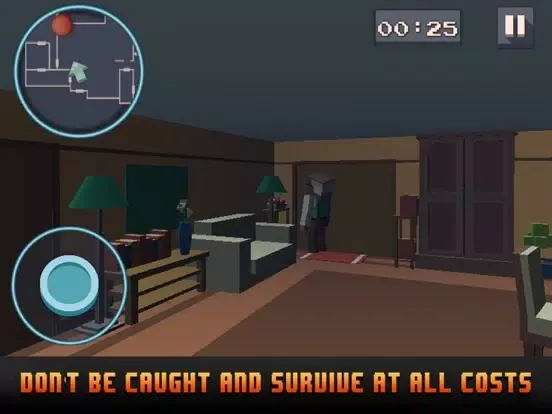 Captures d'écran de Bad Neighbours Escape: Cube Hell iPad 