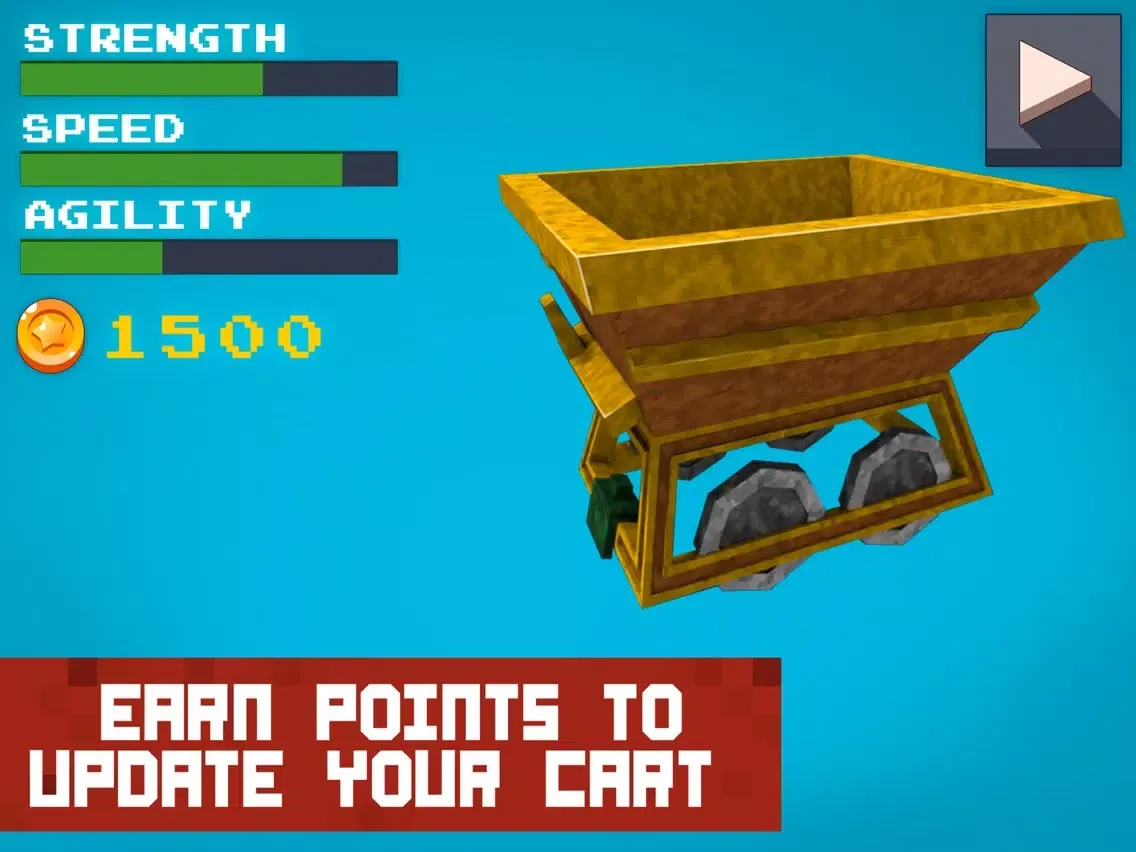 Screenshot di Block Mine Cart Racing Adventures 3D Full iPad 