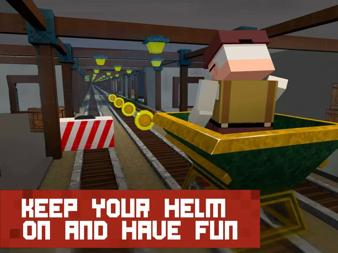 Screenshot di Block Mine Cart Racing Adventures 3D Full iPad 