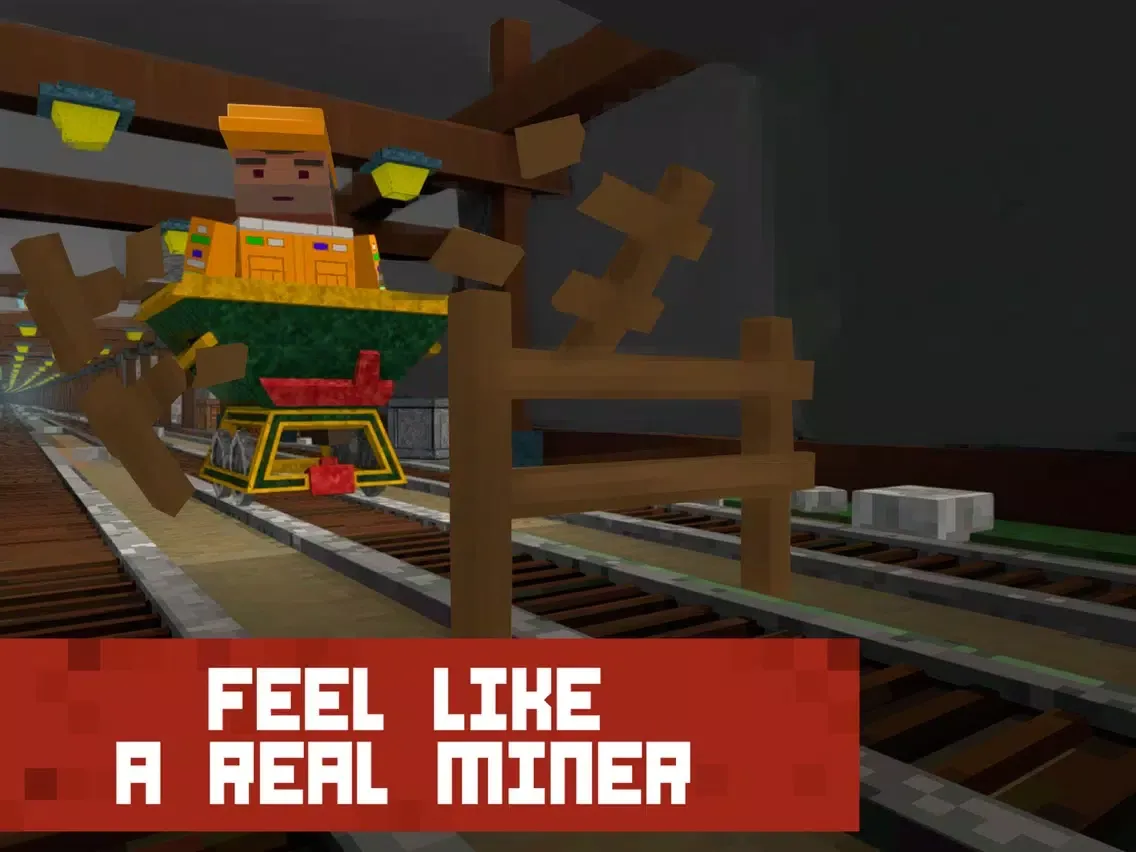 Screenshot di Block Mine Cart Racing Adventures 3D Full iPad 