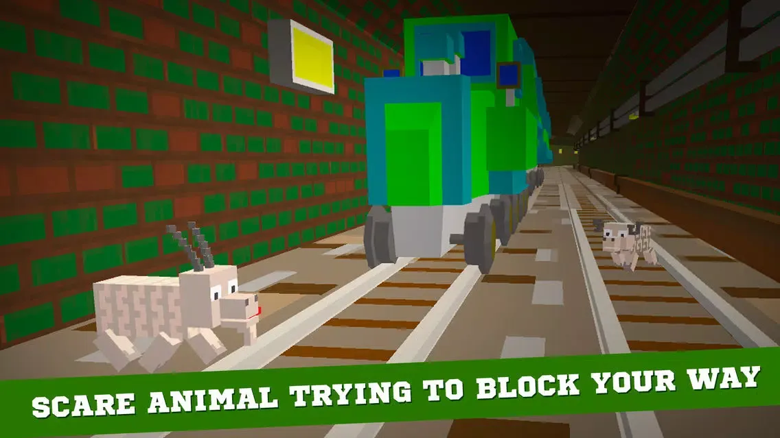 Pixel Subway Train Simulator 3D Full Screenshots