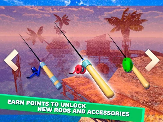 Tangkapan layar Prehistoric Jurassic Dino Fishing 3D iPad 