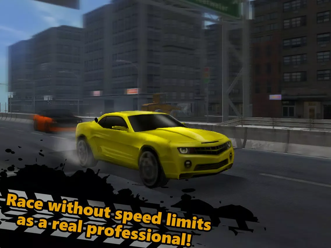Illegal City Drag Racing 3D Full iPad  Screenshots