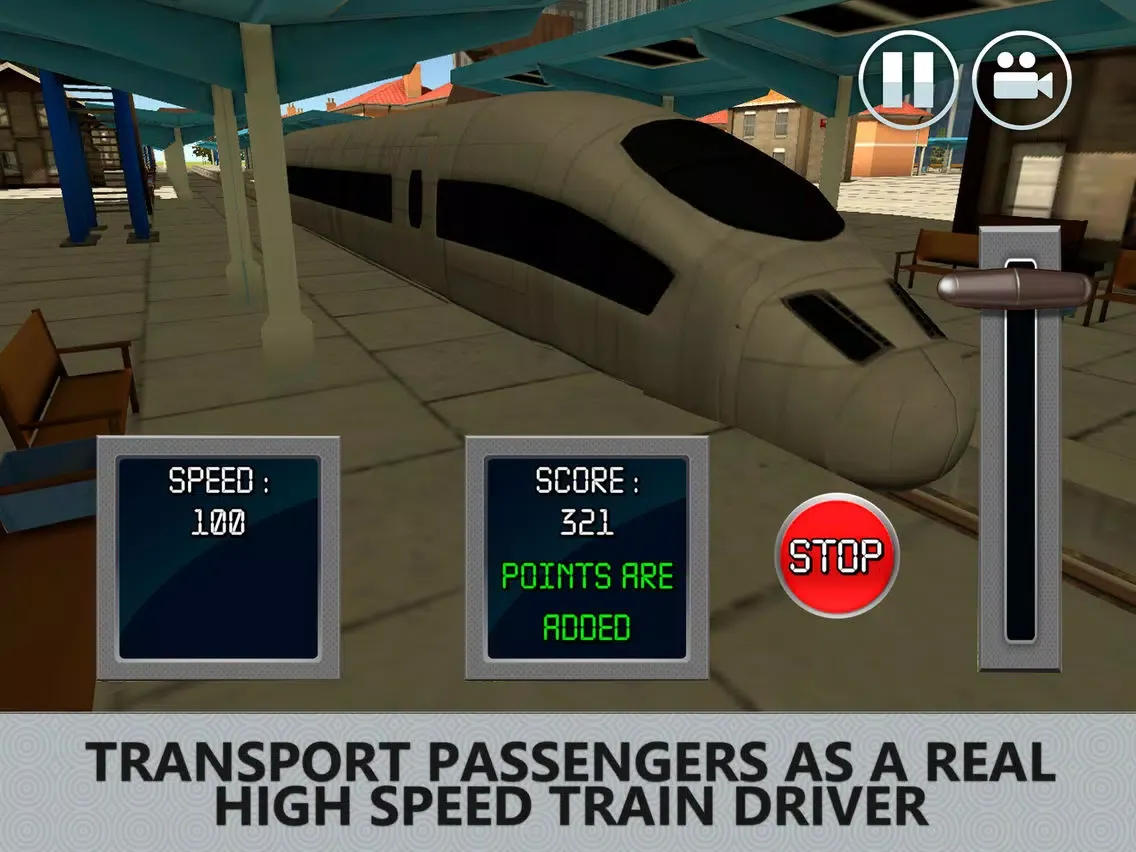 Euro Bullet Train Driving Simulator 3D Full iPad 應用截圖