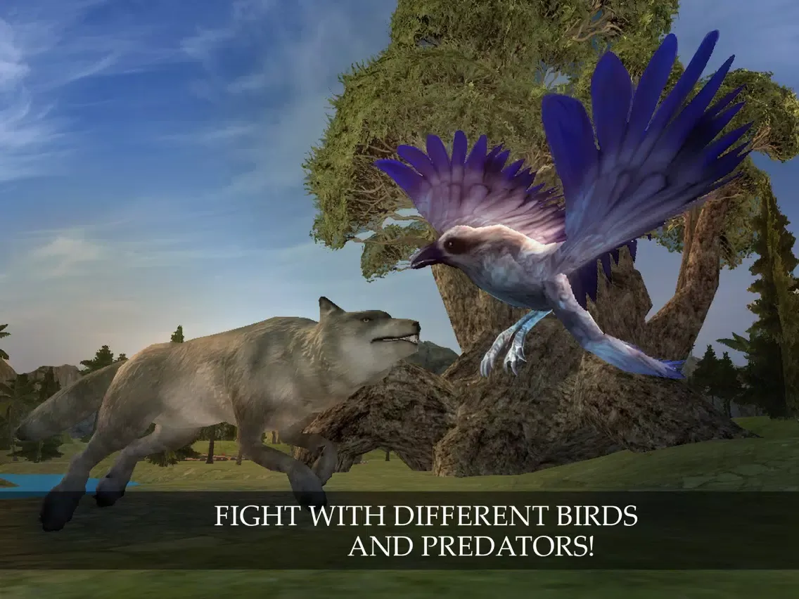 Tangkapan skrin Flying Crow Bird Simulator iPad 
