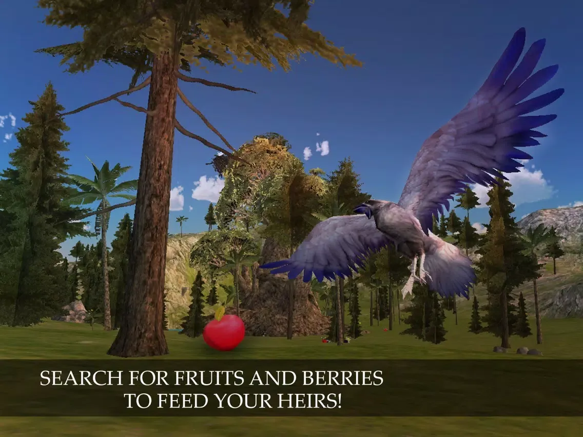 Tangkapan skrin Flying Crow Bird Simulator iPad 