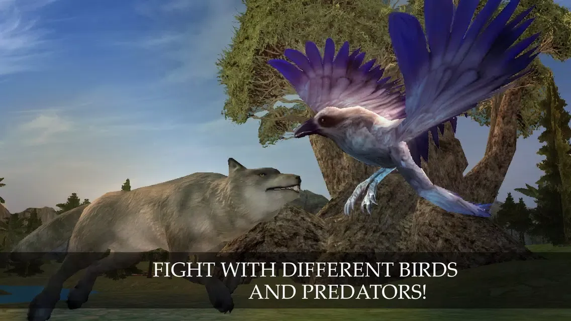 Tangkapan skrin Flying Crow Bird Simulator