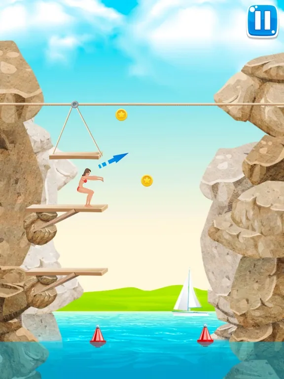 Flip Diving Swimming Simulator iPad  Screenshots