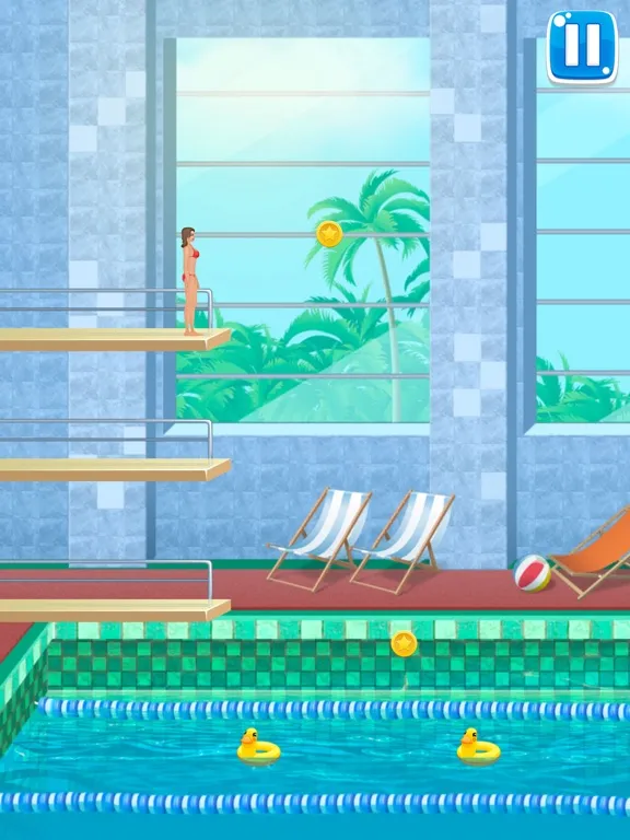 Flip Diving Swimming Simulator iPad  Screenshots