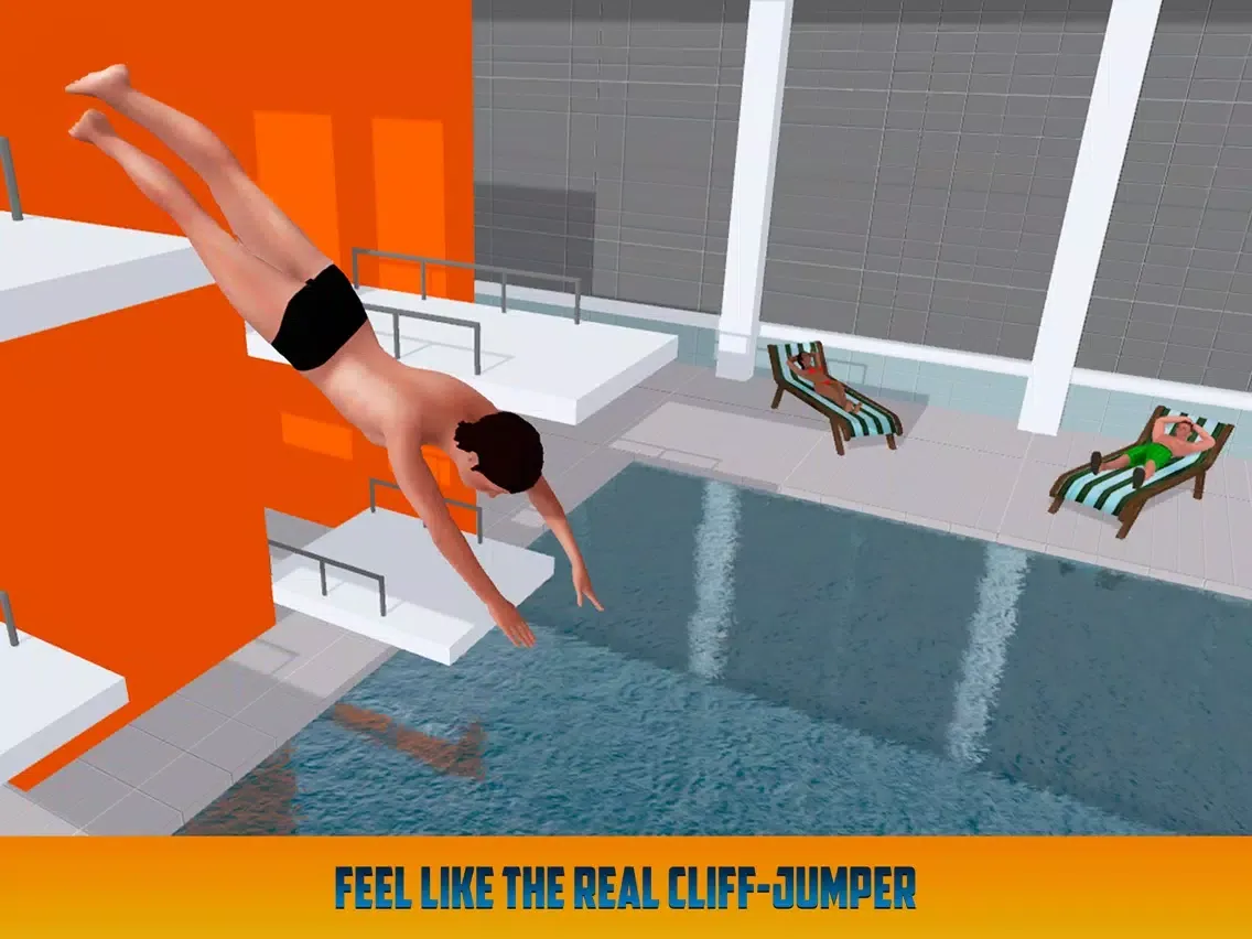 Cliff Flip Diving: Swimming Simulator Full iPad  سکرین شاٹس